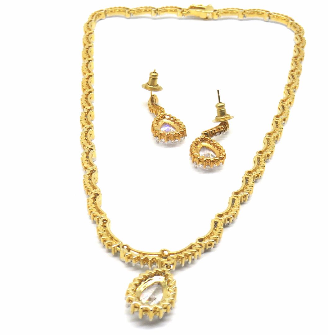 Jewelshingar Jewellery Gold Colour Necklace For Women ( 55971NAD )