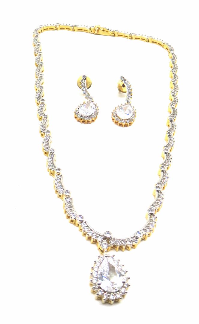 Jewelshingar Jewellery Gold Colour Necklace For Women ( 55971NAD )