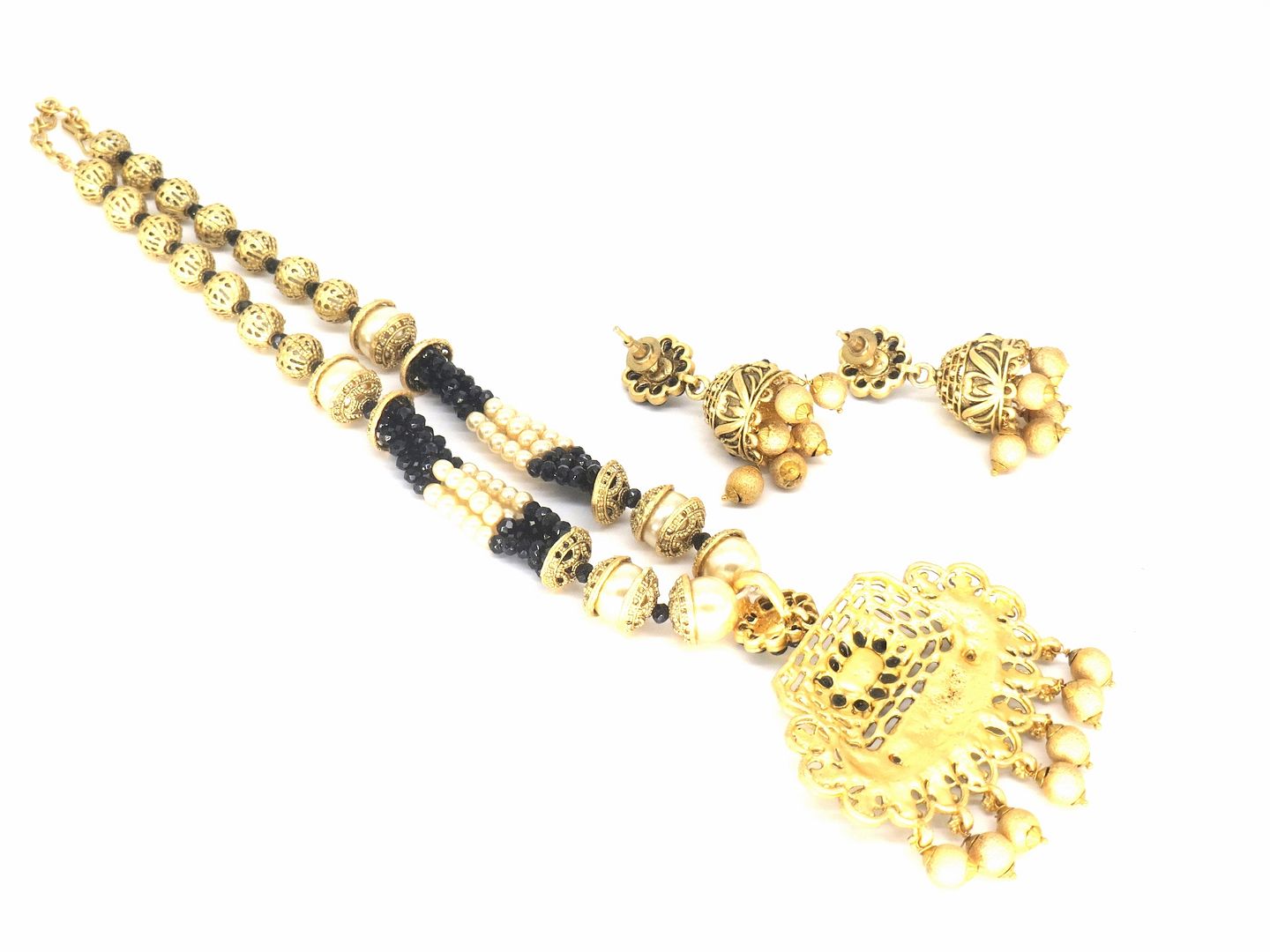 Jewelshingar Jewellery Gold Plated Pendant Sets For Women ( 56502PSP )