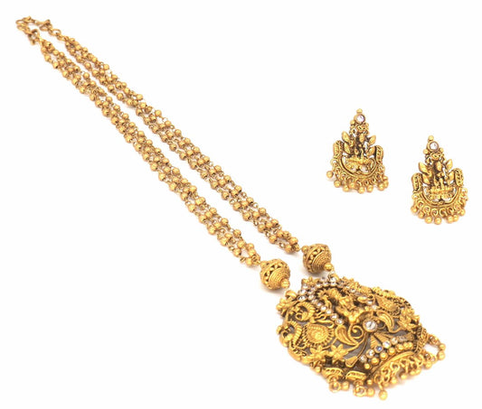 Jewelshingar Jewellery Gold Plated Pendant Sets For Women ( 56513PSP )