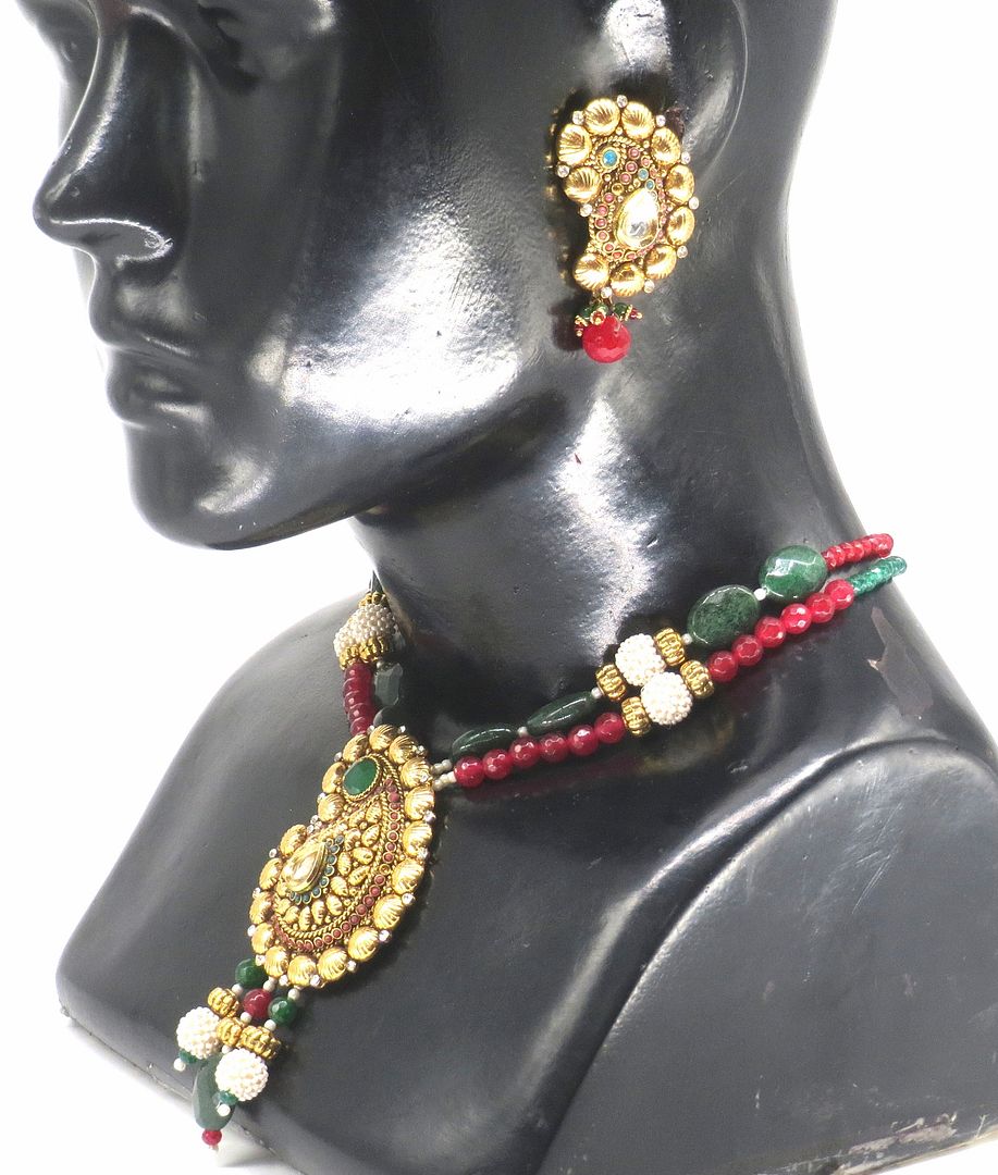 Jewelshingar Jewellery Gold Plated Pendant Sets For Women ( 56527PSP )