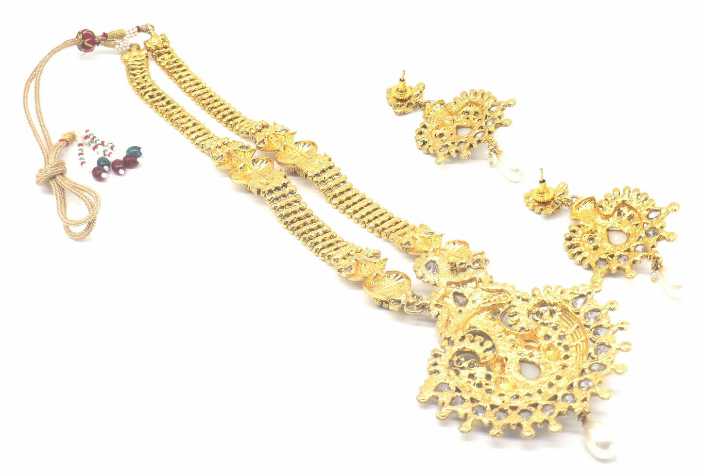 Jewelshingar Jewellery Gold Plated Pendant Sets For Women ( 56540PSP )