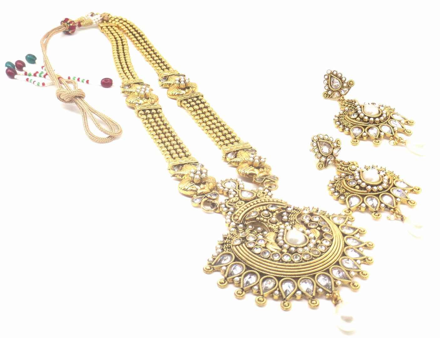 Jewelshingar Jewellery Gold Plated Pendant Sets For Women ( 56540PSP )