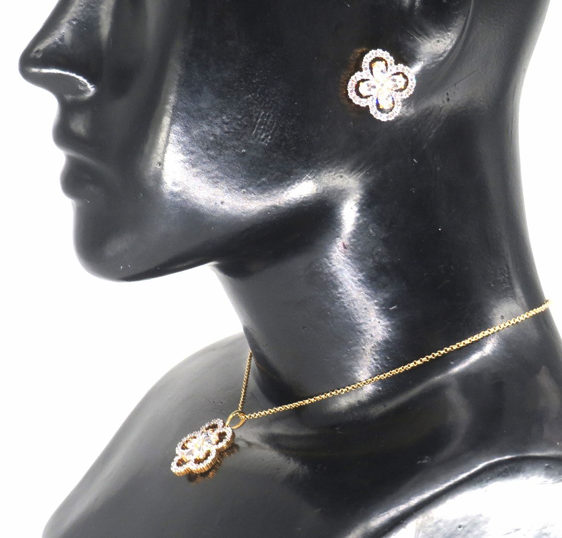 Jewelshingar Jewellery Gold Plated Pendant Sets For Women ( 56586PSP )