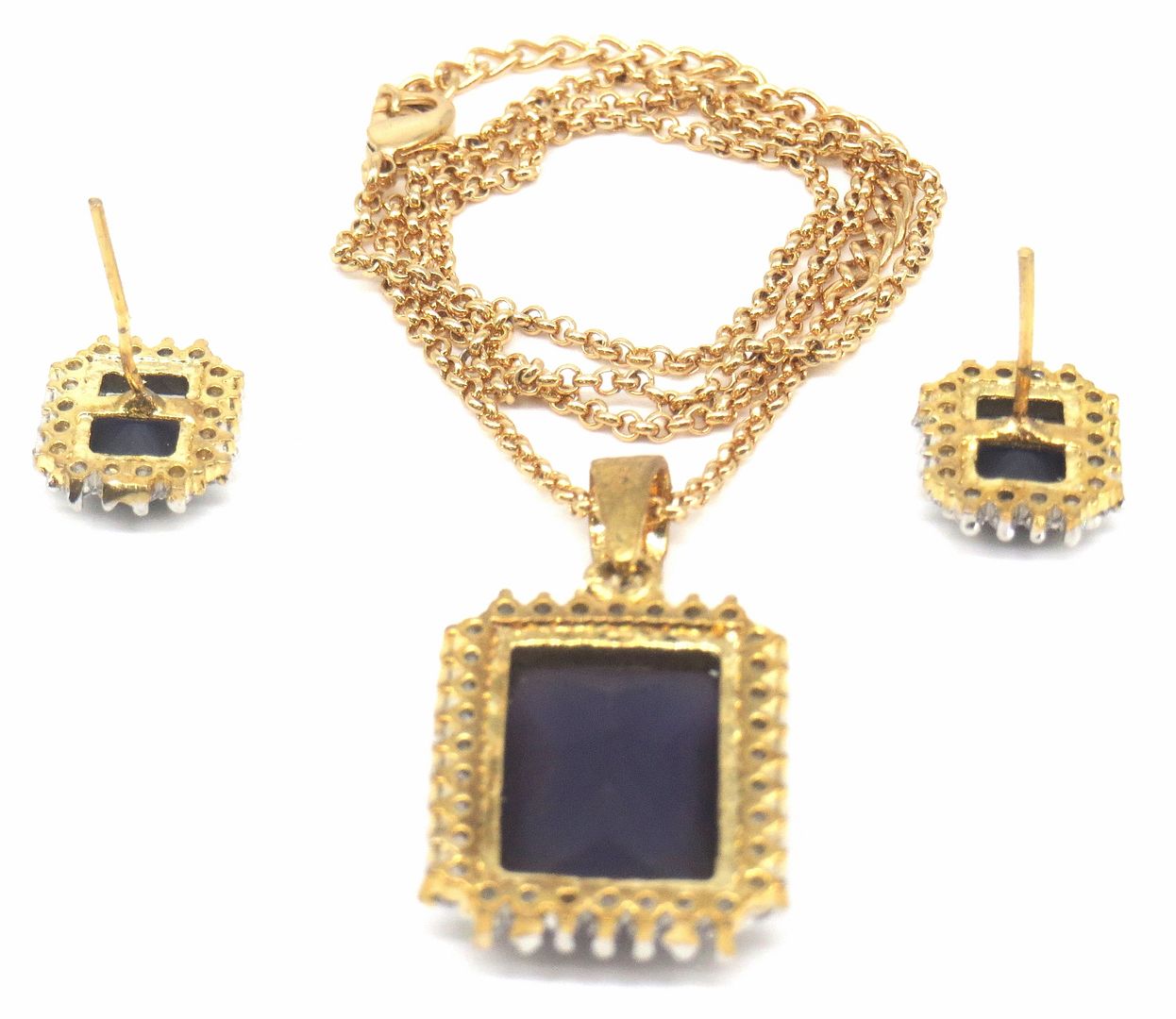 Jewelshingar Jewellery Gold Plated Pendant Sets For Women ( 56604PSD )