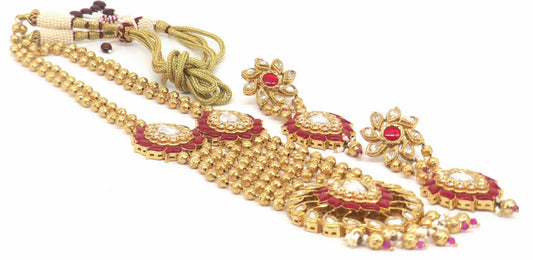 Jewelshingar Jewellery Gold Plated Pendant Sets For Women ( 56628ACP )