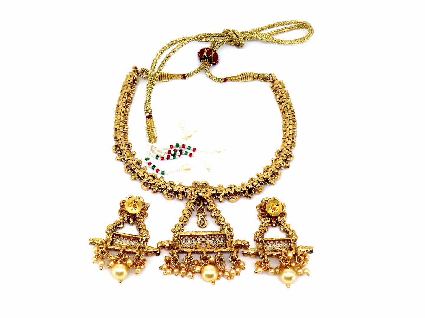 Jewelshingar Jewellery Gold Plated Necklaces For Women ( 56701ASP )