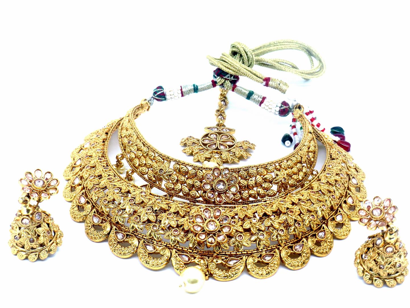 Jewelshingar Jewellery Gold Plated Necklaces For Women ( 56719ASP )