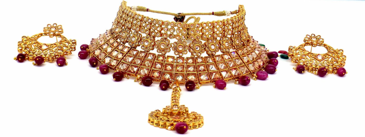 Jewelshingar Jewellery Gold Plated Necklaces For Women ( 56731ASP )