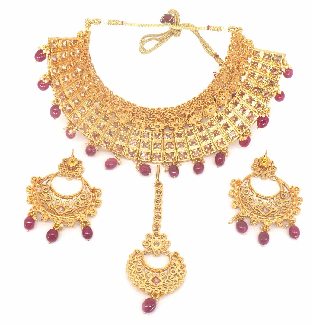 Jewelshingar Jewellery Gold Plated Necklaces For Women ( 56731ASP )