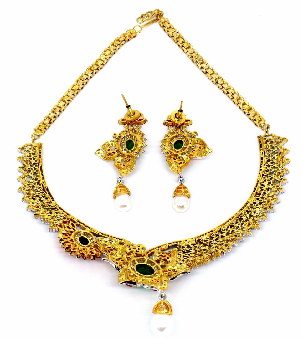 Jewelshingar Jewellery Gold Plated Necklaces For Women ( 56936NAD )