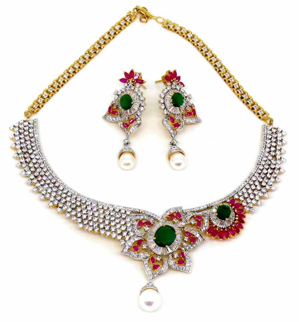 Jewelshingar Jewellery Gold Plated Necklaces For Women ( 56936NAD )