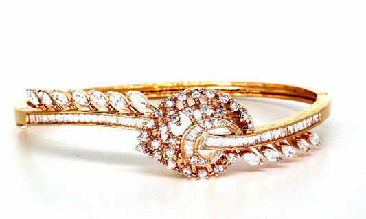 Jewelshingar Jewellery Rose Gold Plated Bracelets For Women ( 57894BCD )