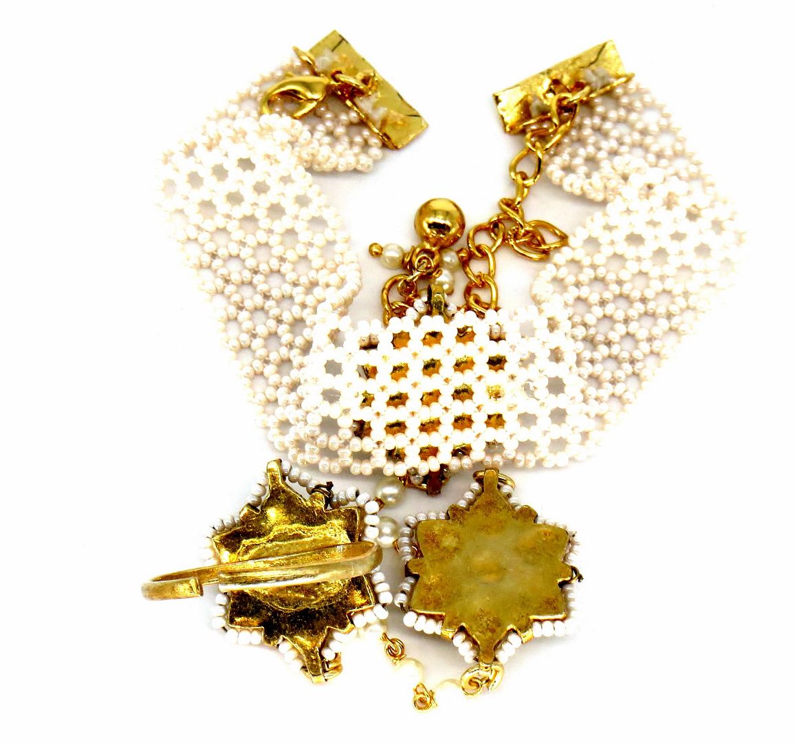 Jewelshingar Jewellery Gold Plated Hathphool For Women ( 57956CBH )