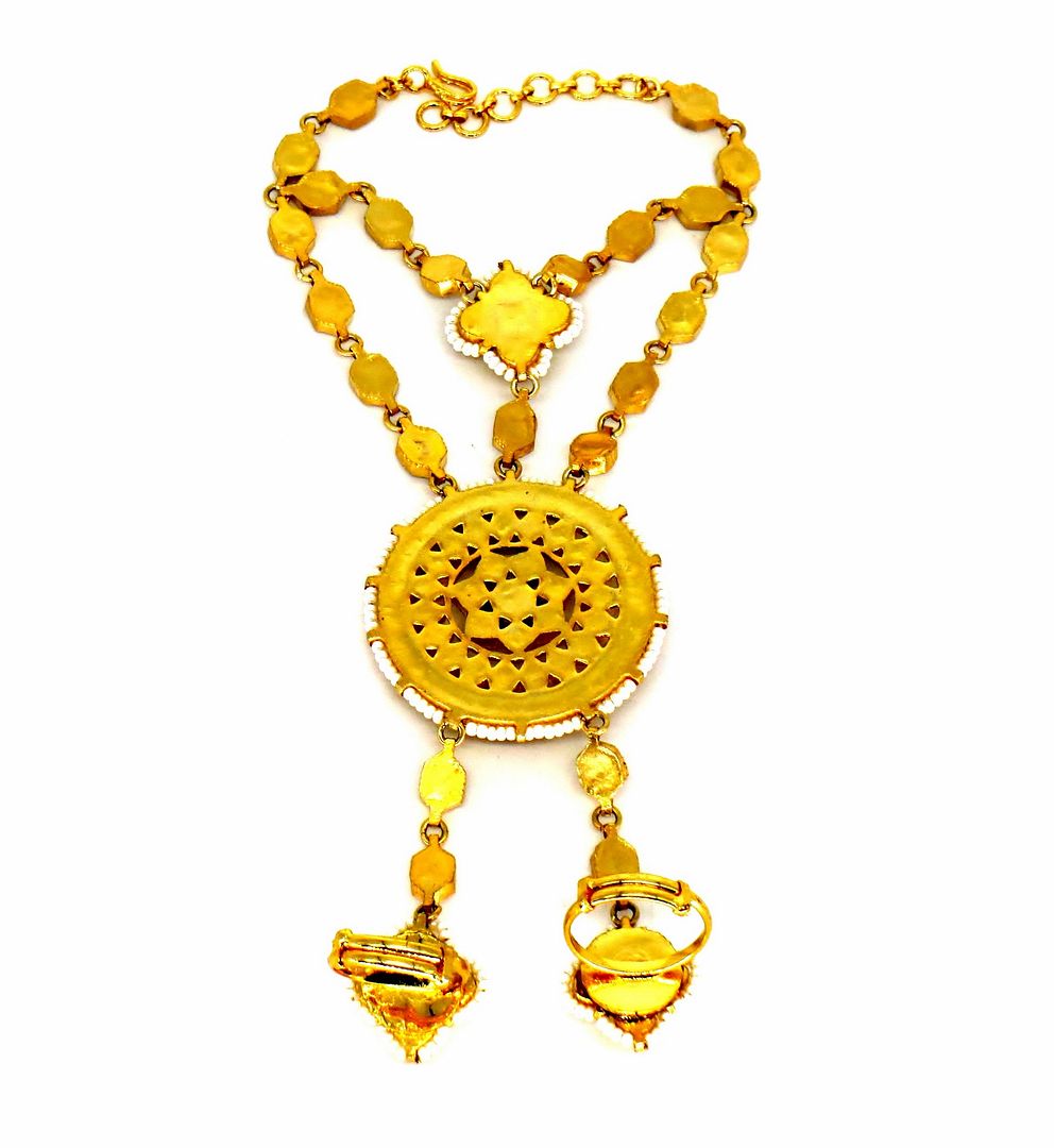 Jewelshingar Jewellery Gold Plated Hathphool For Women ( 57995CBH )