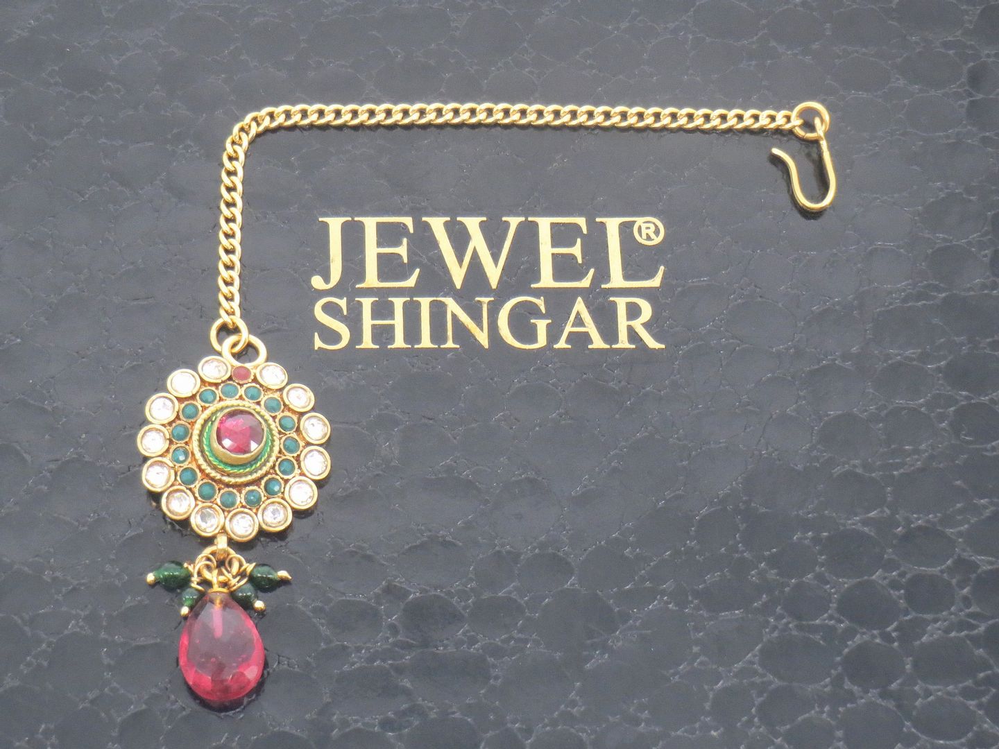 Jewelshingar Jewellery Gold Plated Polki Maangtikka For Women ( 58157MTP )