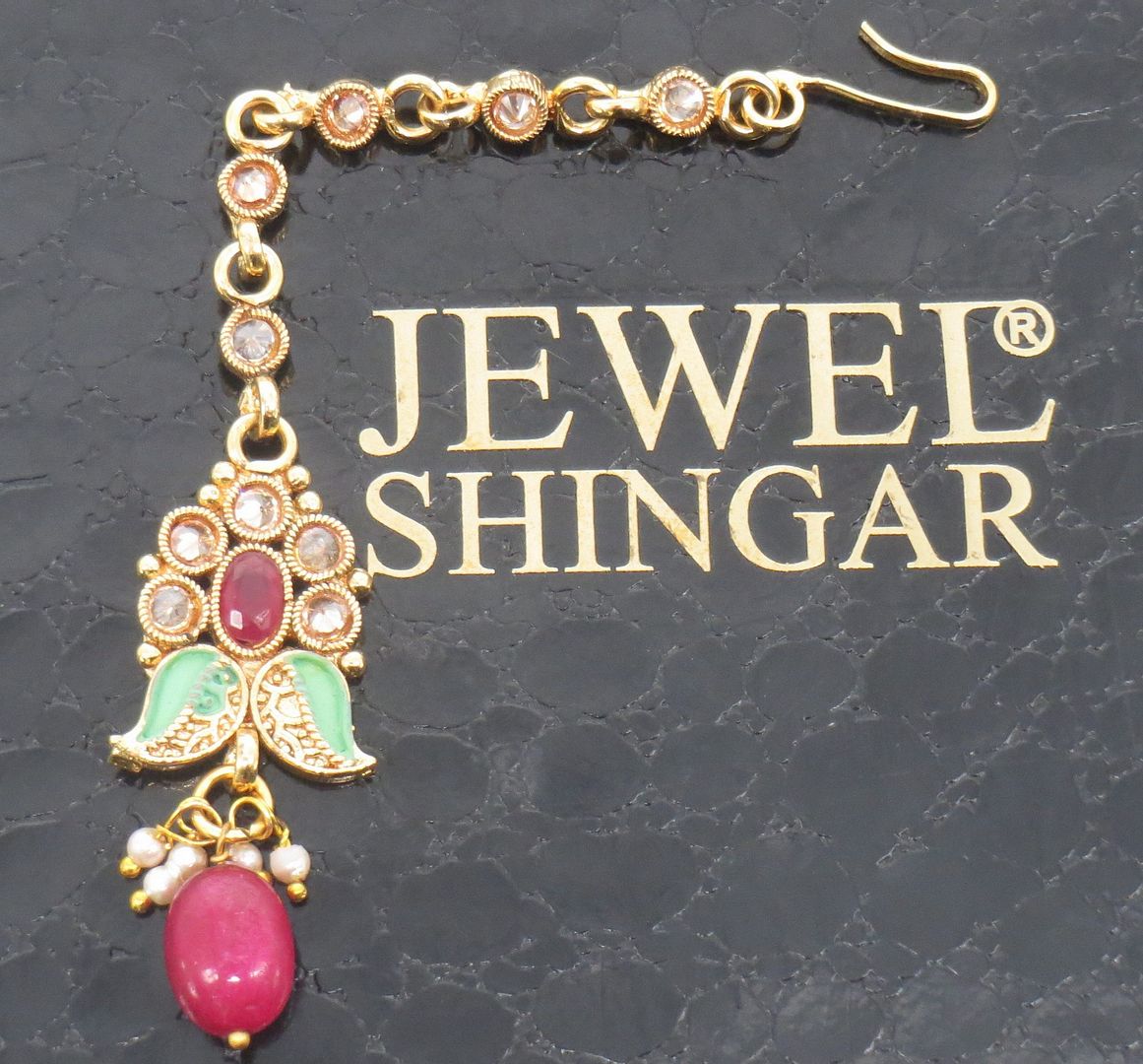 Jewelshingar Jewellery Gold Plated Polki Maangtikka For Women ( 58203MTP )