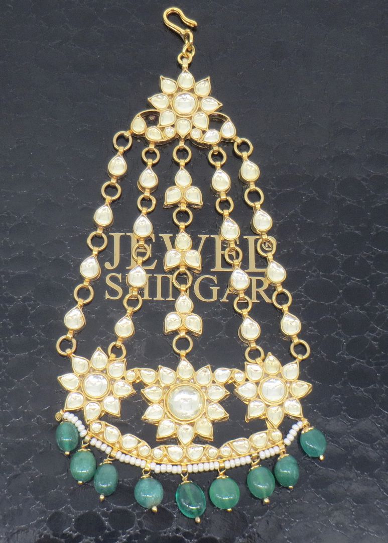 Jewelshingar Jewellery Gold Plated Polki      passa For Women ( 58348PTK )