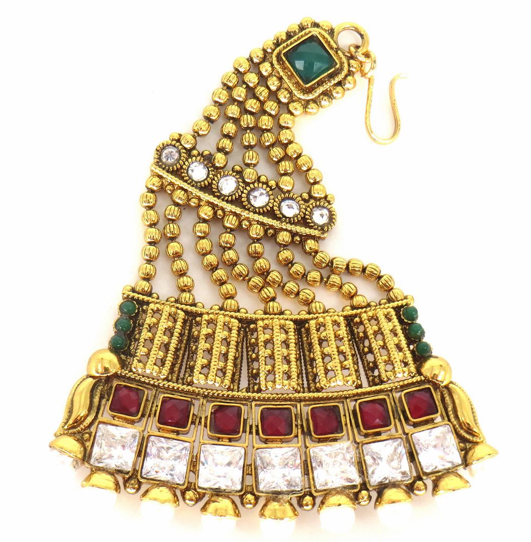 Jewelshingar Jewellery Gold Plated Polki      passa For Women ( 58357PTP )