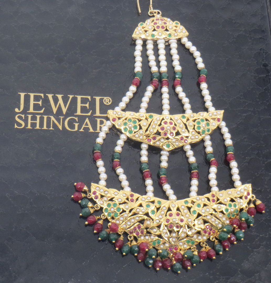 Jewelshingar Jewellery Gold Plated Polki      passa For Women ( 58386PSJ )