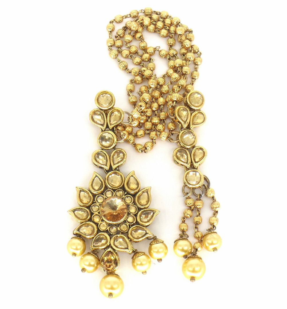 Jewelshingar Jewellery Gold Plated Polki      Matha Patti For Women ( 58401MPP )