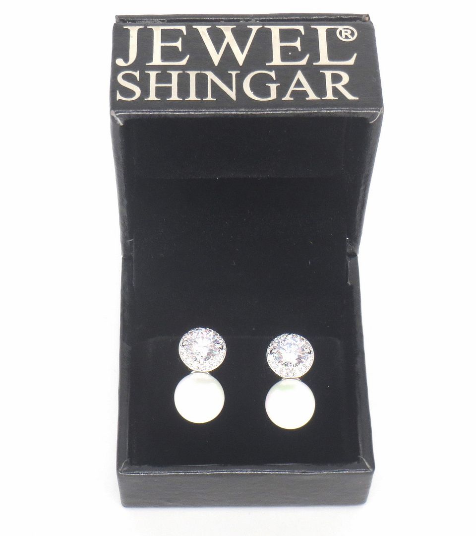 Jewelshingar Jewellery Gold Plated Swarovski Diamond Earrings For Women ( 59543SPS )