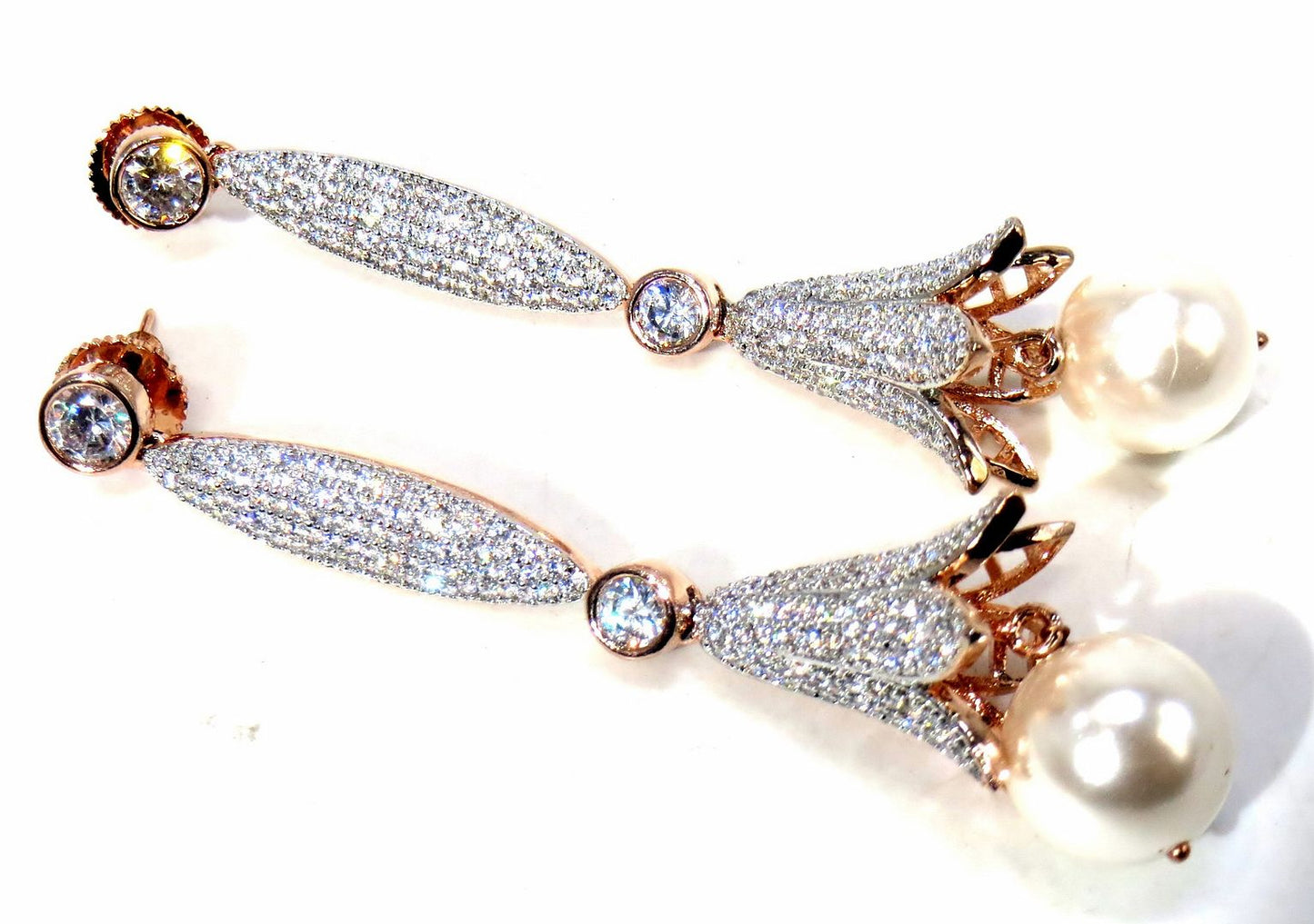 Jewelshingar Jewellery Gold Plated Diamond Earring For Women ( 60889EAD )