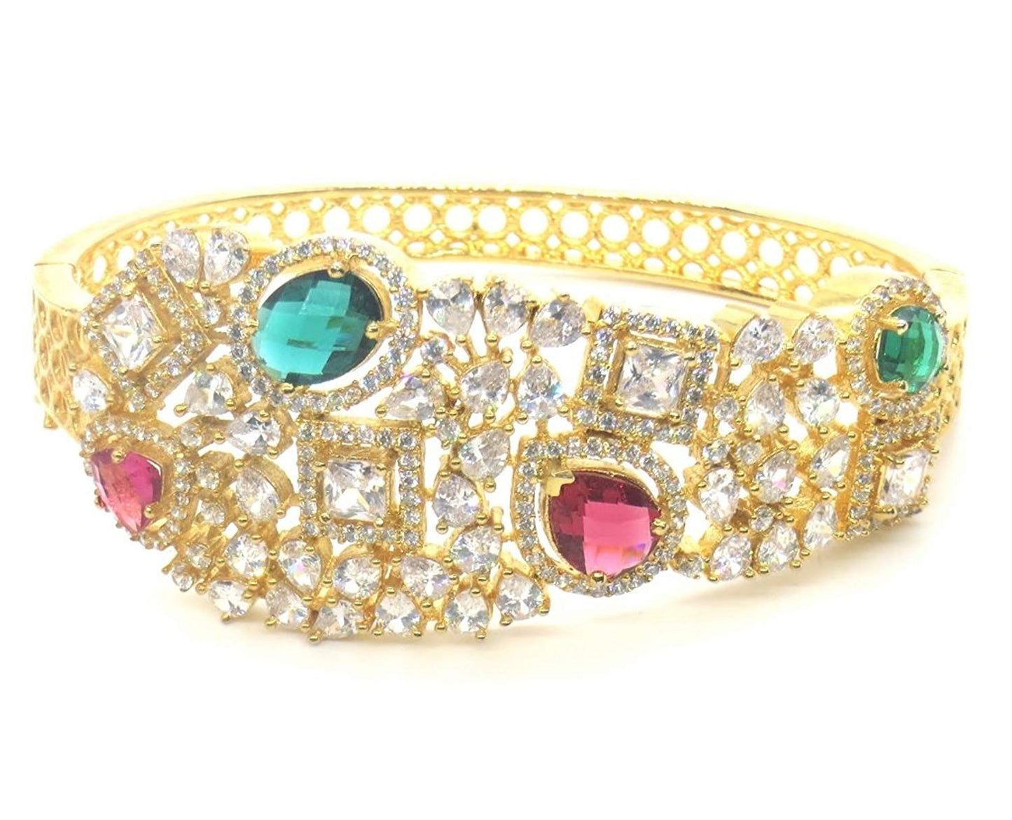 Jewelshingar Jewellery Shingar Jewellery Gold Plated Bracelets for Women (45224-bcad)