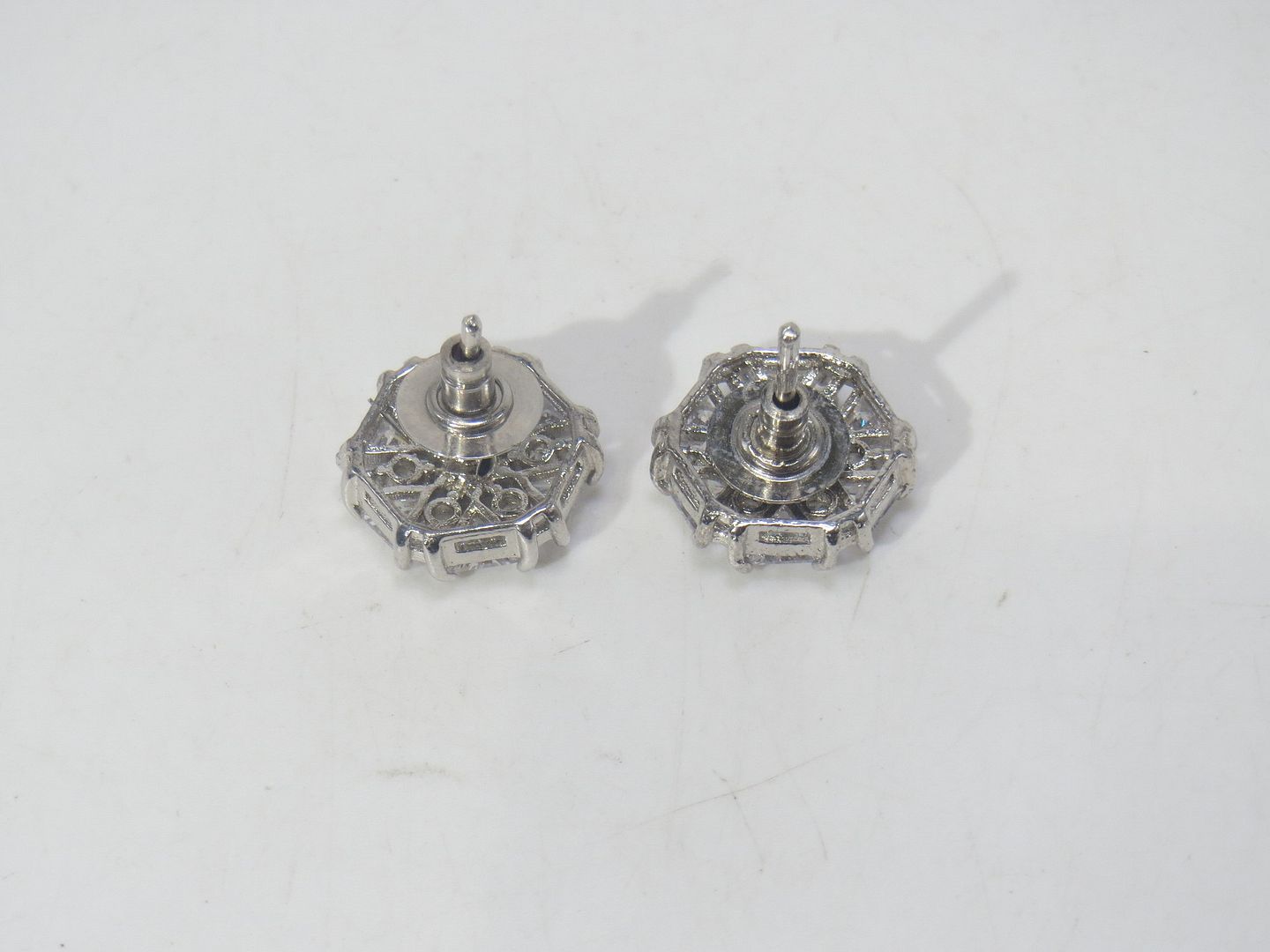 Jewelshingar Jewellery Silver Plated Diamond Earring For Women ( 61021GJT )