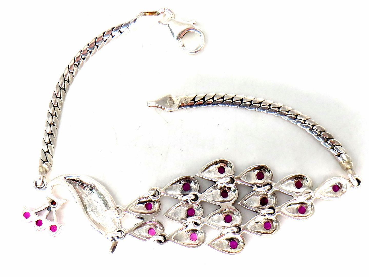 Jewelshingar Jewellery Silver Plated Diamond ChainBracelet For Women ( 61384SSB )