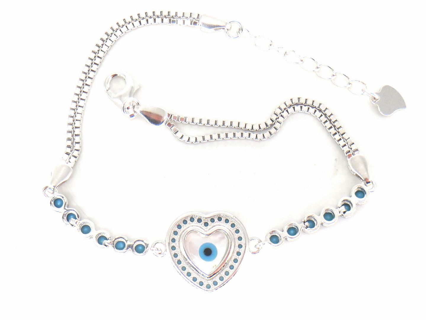 Jewelshingar Jewellery Silver Plated Diamond ChainBracelet For Women ( 61404SSB )