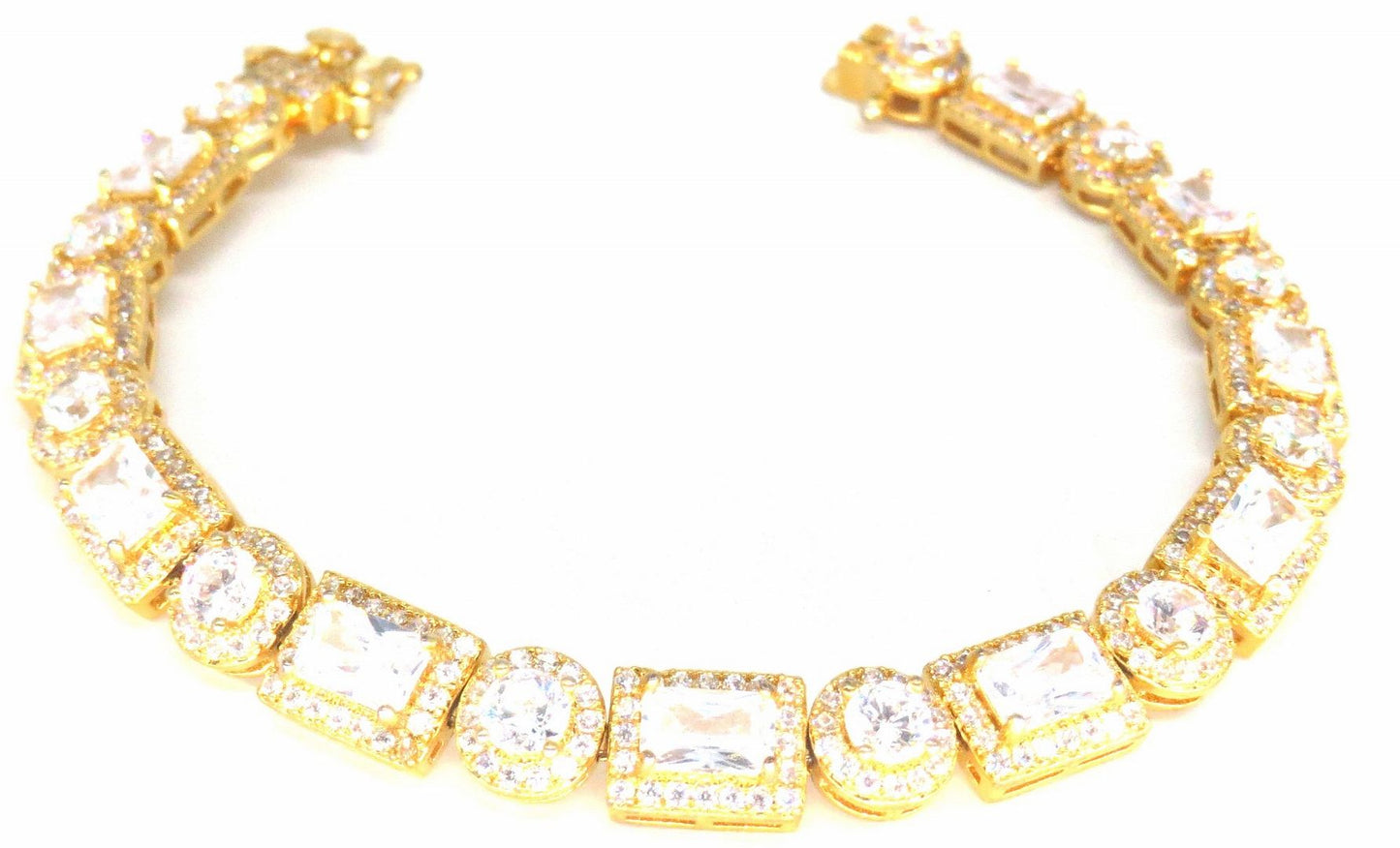 Jewelshingar Jewellery Gold Plated Diamond ChainBracelet For Women ( 61416CBL )
