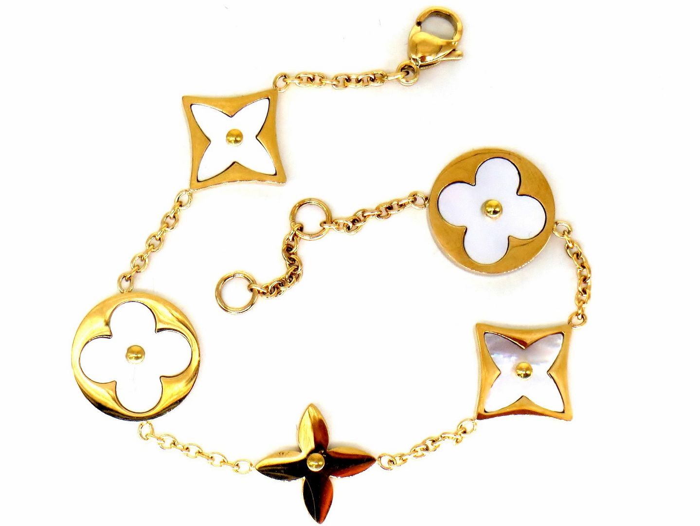 Jewelshingar Jewellery Gold Plated Diamond ChainBracelet For Women ( 61426SPB )