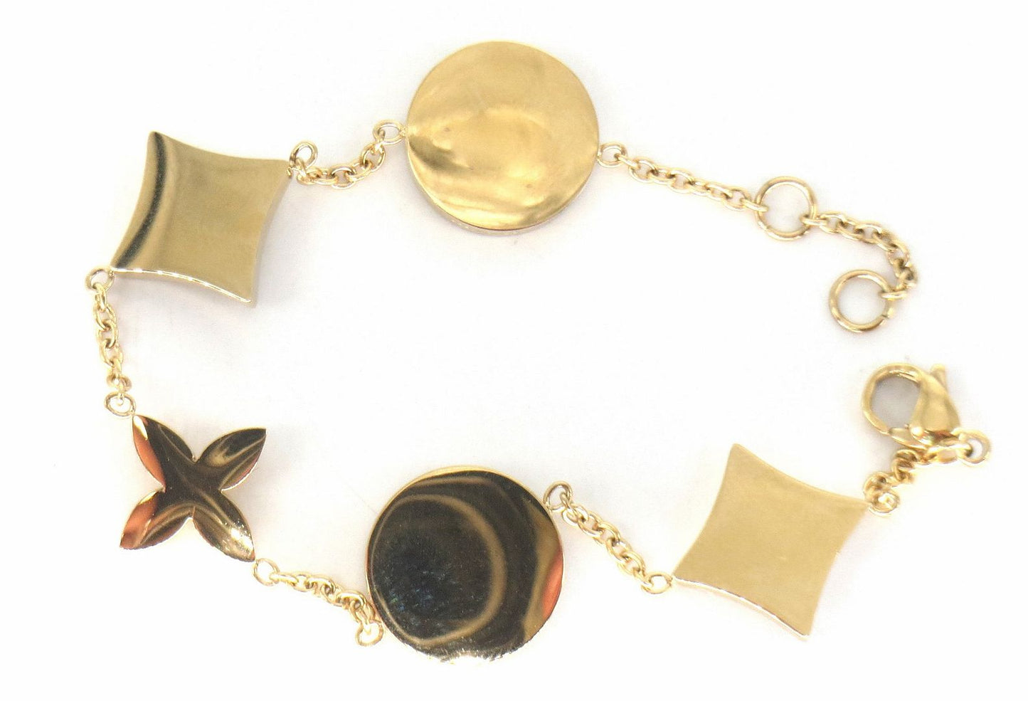 Jewelshingar Jewellery Gold Plated Diamond ChainBracelet For Women ( 61426SPB )