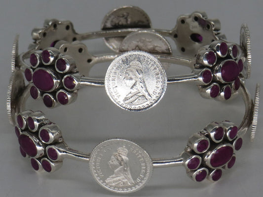 Jewelshingar Jewellery silver Plated Diamond Bracelets For Women ( 61477SSB )