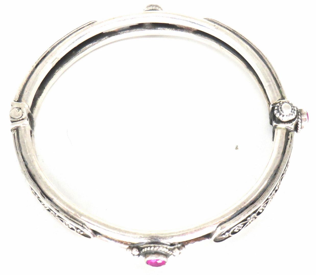 Jewelshingar Jewellery silver Plated Diamond Bracelets For Women ( 61482SSB )