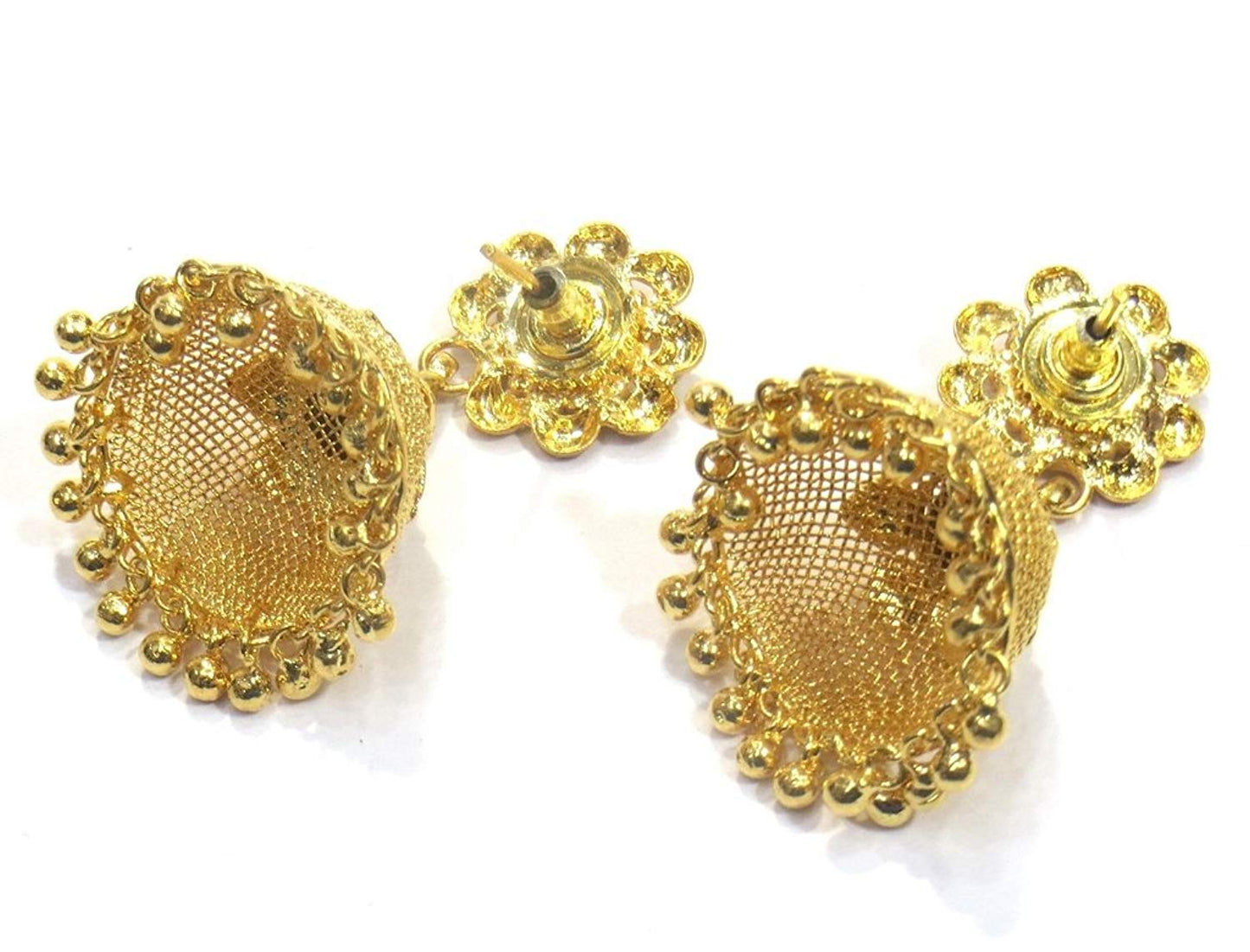 Jewelshingar Jewellery Antique Plated Gold Colour Earrings For Women (42779-pj-bandhel)