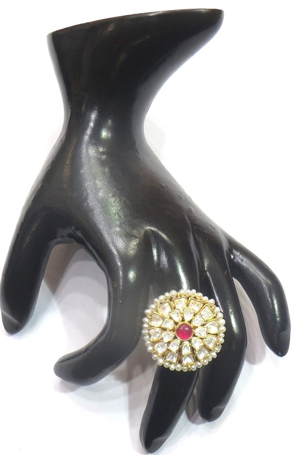 Jewelshingar Jewelry Fine 92.5 % Sterling Silver Ring For Women ( 37993-ssr-ruby )