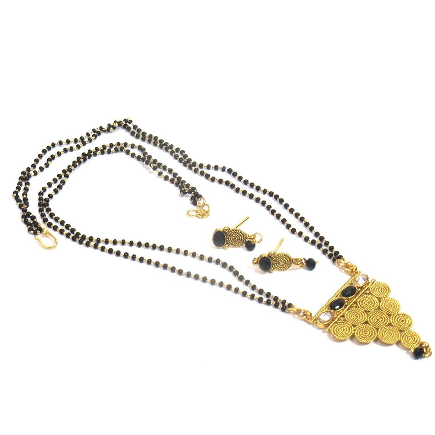 Jewelshingar Jewellery Fine Gold Plated Mangalsutra For Women ( 32756-p2 )