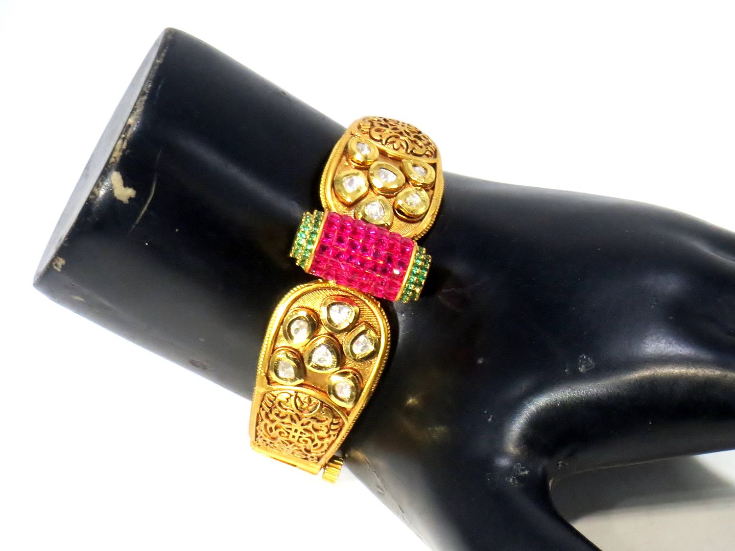 Jewelshingar Jewellery Gold Plated Diamond Bracelet For Women ( 61505BCD )
