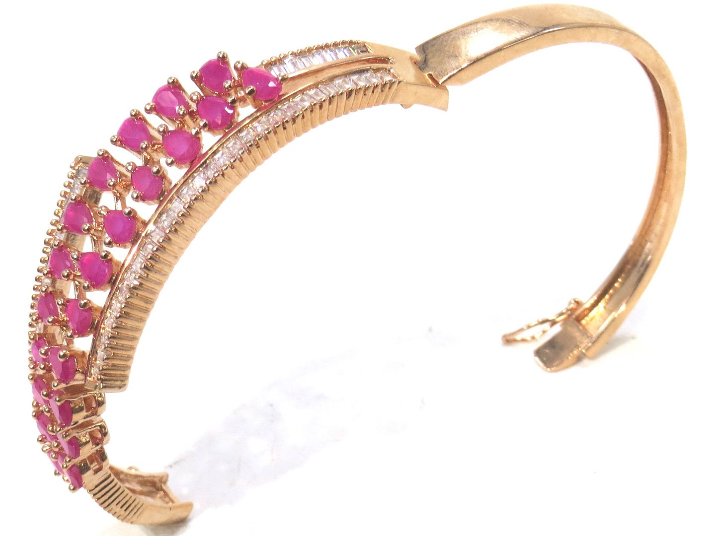 Jewelshingar Jewellery Gold Plated Diamond Bracelet For Women ( 61576BCD )