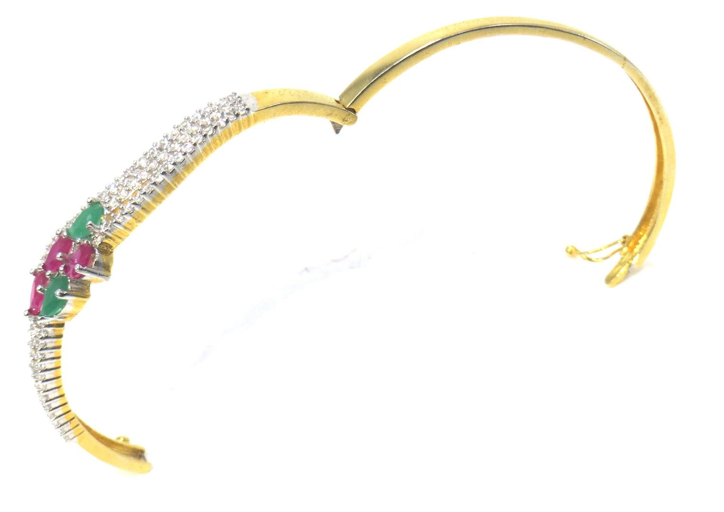 Jewelshingar Jewellery Gold Plated Diamond Bracelet For Women ( 61582BCD )