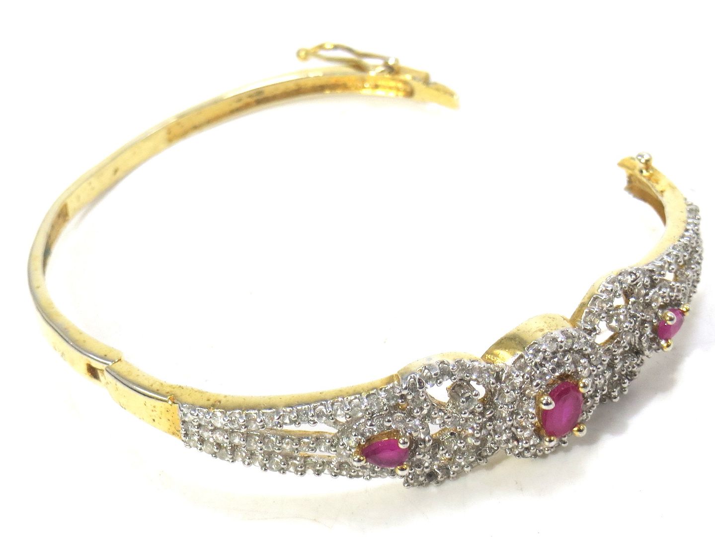 Jewelshingar Jewellery Gold Plated Diamond Bracelet For Women ( 61598BCD )
