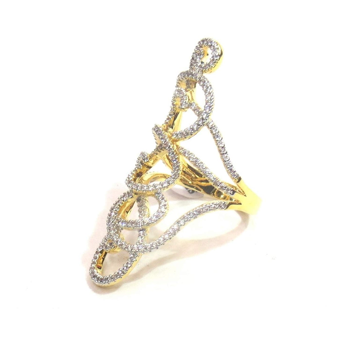 Jewelshingar Jewellery Fine Gold Plated Finger Ring For Women ( 32298-ring-16 )