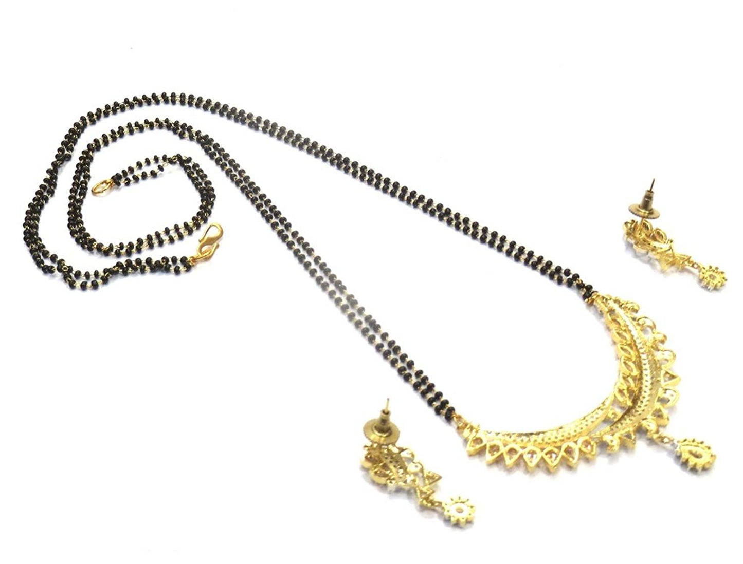 Jewelshingar Jewellery Fine Gold Plated Mangalsutra For Women ( 36167-p2 )