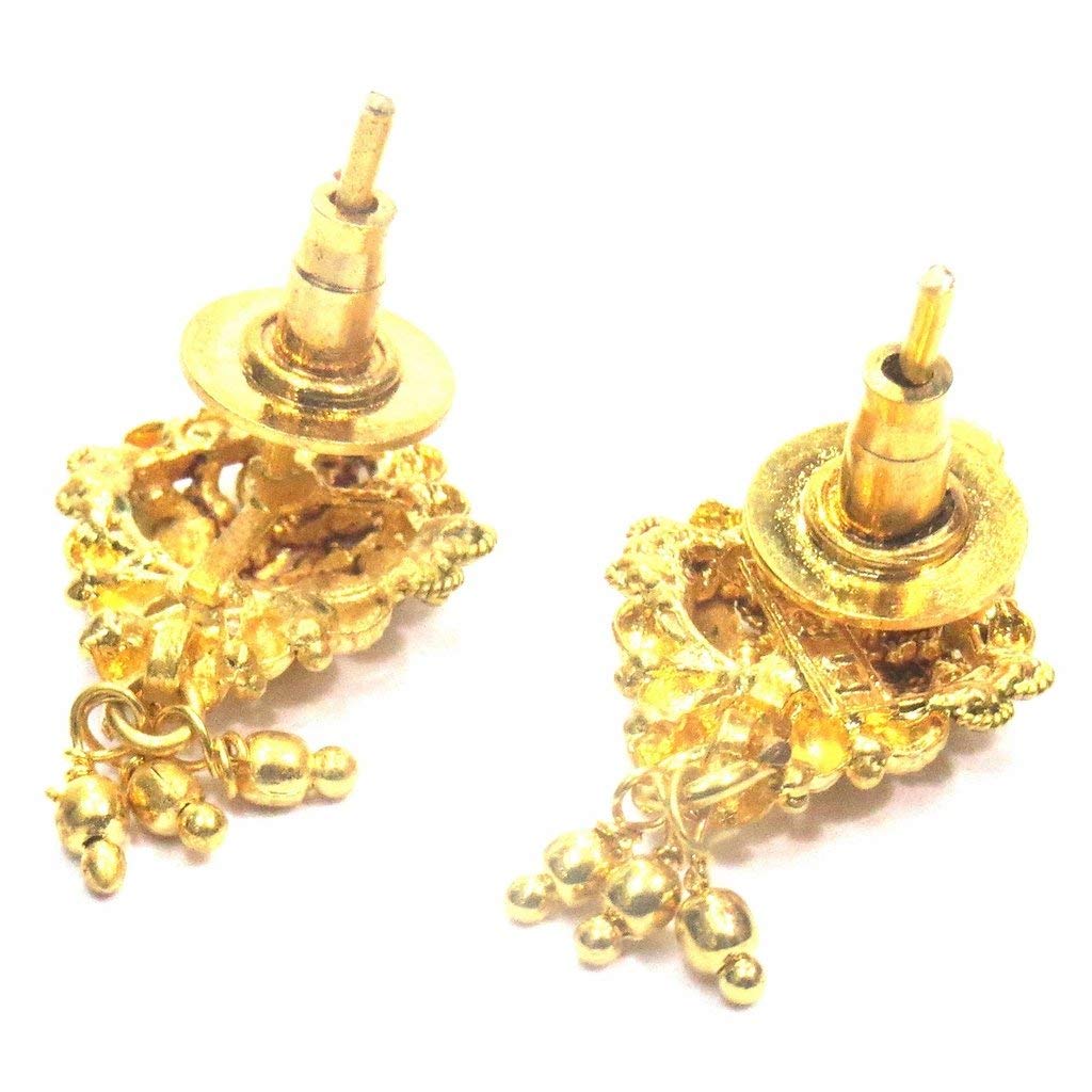 Jewelshingar Jewellery Gold Plated Gold Colour Earrings For Women (42816-pe-bandhel)