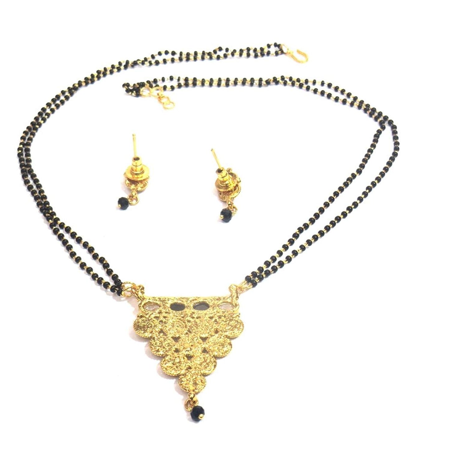 Jewelshingar Jewellery Fine Gold Plated Mangalsutra For Women ( 32756-p2 )