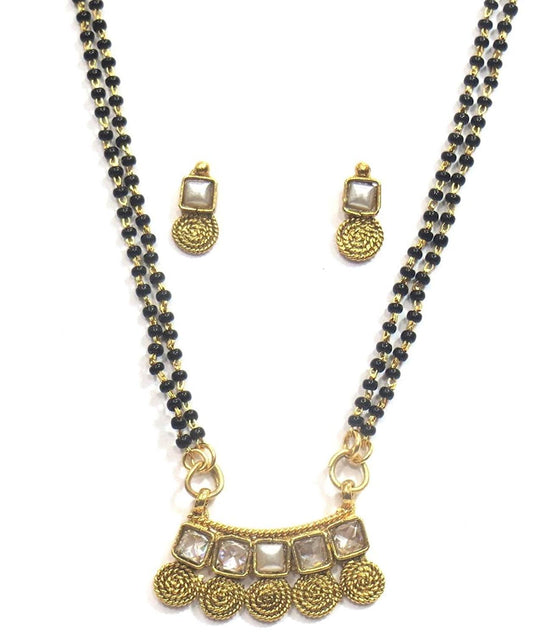 Jewelshingar Jewellery Fine Gold Plated Mangalsutra For Women ( 32760-p2 )