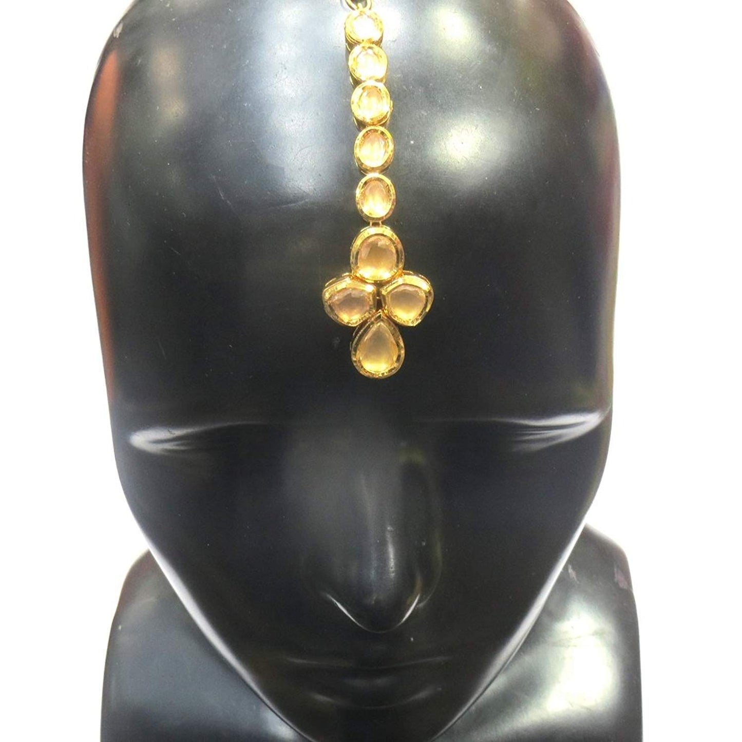 Jewelshingar Jewellery Fine Gold Plated Maangtikka For Women ( 35241-maangtikka )