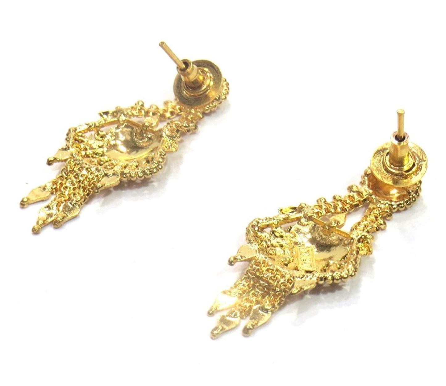 Jewelshingar Jewellery Gold Plated Gold Colour Earrings For Women (42800-pe-bandhel)